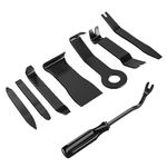 GOOACC 8PCS Auto Trim Scratch Removal Tool Car Audio Dash Panel Window Molding Fastener Remover Tool Kit-Black