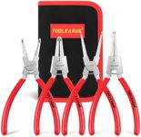 TOOLEAGUE 4 Pcs Snap Ring Pliers Se