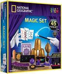 NATIONAL GEOGRAPHIC Magic Kit - 45 Magic Tricks for Kids to Perform with Step-by-Step Video Instructions for Each Trick Provided by a Professional Magician, Toys for Boys and Girls