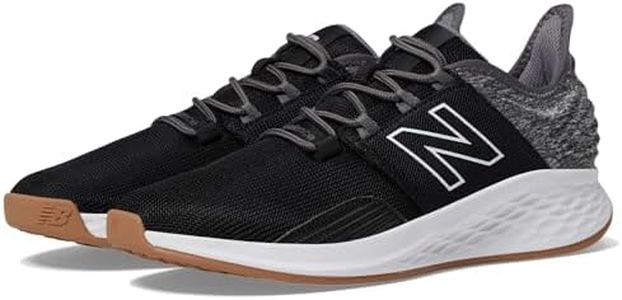 New Balance Women's Fresh Foam Roav Golf Shoe, Black/Gum, 7.5 Wide