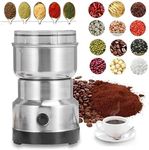 DERIKE Multifunctional Grinder Smash Machine Coffee Beans Electric Grinder and Coffee Maker Household Electric Mixer Grinder Cereals Grain Ultra Fine Dry Food Machine