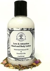 Love & Attraction Hand & Body Lotion 4 oz | Relationship & Romance Rituals | Wiccan, Pagan, Intentions, Spirituality, Magick