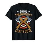 Axe Throwing Set Hatchet Sharpener Axe Target Lumberjack Fun T-Shirt