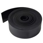 Rubber Strip 50mm(W) x3mm(T) x3m(L) Neoprene Rubber Sheet Solid Rubber Rolls for DIY, Washers, Crafts, Pads, Flooring Protection, Supports, Leveling, Weather Seal