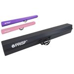 PRISP Folding Gymnastics Balance Beam - 8/10/12FT Training Floor Beam with High Density EVA Foam Core; Home Gymnastics Equipment for Kids, Teens and Adults