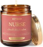 2022 Nurse Retirement Gifts - 9oz Lavender Soy Candle - Retired Nurse Gifts for Women, Retirement Gifts for Female Nurses, Farewell Retire Party Presents for Nurses