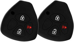 KeyGuardz Keyless Entry Remote Car Key Fob Shell Cover Rubber Protective Case For Matrix Vibe Venza Rav4 Scion tC xB xD (Pack of 2)