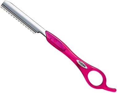 Feather - 7.25-inch Tomei Fuchsia Styling Razor Handle – The Professional tool for Hair Cutting, Thinning, Layering, Texturizing and Feathering - The # 1 Stylist and Barber Razor Tool