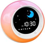 Toddlers Sleep Training Clock, Kids Alarm Clock with Night Light & Nap Timer, Ok to Wake Clock Gift for 2-9 Years Girls Boys