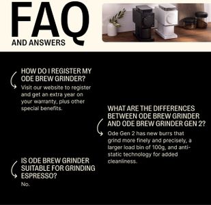 Fellow Ode Brew Coffee Grinder – Matte Black