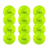 Vivid Sports Outdoor Pickleballs 12 Pack USA Pickleball Approved & Sanctioned for Tournament Play, Pickleball Balls with Mesh Carry Bag (12 Pack)