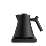 Fellow Corvo EKG Pro Electric Tea Kettle - Electric Pour Over Coffee and Tea Pot - Quick Heating Electric Kettles for Boiling Water - Temperature Control and Built-In Brew Timer-Matte Black-0.9 Liter