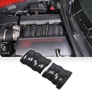 Qiosreui Engine Intake Plenum Manifold Cover for Chevy Corvette C6 2005-2013 (Not Fit ZR1), Vented Plenum Engine Cover, Engine Compartment Appearance Cover Decorative Accessories, Dry Carbon Fiber
