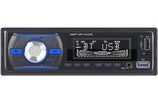 Audio Wheels Car Radio Bluetooth Single DIN Car Stereo Audio, MP3 Player Car Stereo 1 DIN with Bluetooth Handsfree/FM/Dual USB/TF/AUX/EQ/Quick Charge, with Wireless Remote Control (S-920)