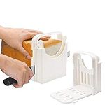 PEI Bread Slicer, Adjustable Bread/Roast/Loaf Slicer Cutter,Folding Bread Toast Slicer Bagel Loaf Slicer Sandwich Maker Toast Slicing Machine with 5 Slice Thicknesses Kitchen Pro Bread Loaf Slice