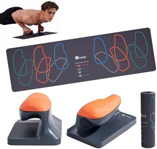 KEEP Wrist-Friendly Push Up Board - Ergonomic Push Up Grips, Orange
