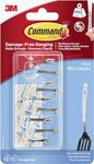 Command Clear Wire Hanger Hook, Value Pack of 9 Hooks and 12 Adhesive Strips, Transparent - Damage Free Hanging - Holds up to 225 gm