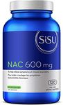 SISU NAC 600mg | Helps With Symptomatic Relief of Chronic Bronchitis, and Immune Support | 120 Veg Caps | Cold & Flu Relief, Antioxidant Booster | Non-GMO, Gluten Free, Diary Free