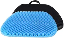 FOMI Premium All Gel Orthopedic Seat Cushion Pad for Car, Office Chair, Wheelchair, or Home. Pressure Sore Relief. Ultimate Gel Comfort, Prevents Sweaty Bottom, Durable (1.25x15x16.8 Inch (Pack of 1))