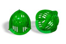 AquaLogix Low Resistance Aquatic Bell Set - Green | Aquatic Dumbbells | Quick Start Guide | Water Weights | Therapy, Cardio & Muscle Toning | Durable Polycarbonate | Pair (LRPCBELL)