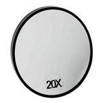 ShopHut 20X Magnifying Mirror For Make Up Cosmetic & Eye Makeup Travel Size Suction Mirror | Professional Pocket Vanity