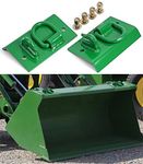 Maureen Tractor Bucket Hooks D Rings Bolt on Heavy Duty Compatible Fit for ith John Deere Compact Tractor 1025R 2032R 3320 2520