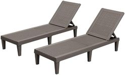 Homall Outdoor Lounge Chairs Set of