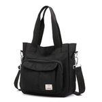 Purse Handbag for Women Canvas Tote Large Capacity Hobo Bag Women's Casual Shoulder Bag Rucksack Travel Bag