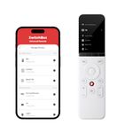 SwitchBot Universal Remote Control with Customizable APP, All-in-one Smart Remote Control, Control IR/Bluetooth Devices, Compatible with TV/AC/Apple TV/Fire TV/SwitchBots and More, White