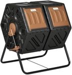 Outsunny Dual Chamber Garden Compos
