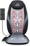 Snailax Back Massager with Heat, Shiatsu Massage Cushion, Massage Chair Pad Seat Massage for full Back, Kneading Back Massager, Christmas Gifts for Dad/Mom, Home Office Seat use