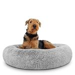 The Dog’s Bed Dog Bed, Large lightGrey Removable Cover Calming Nest Bed