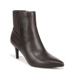 LifeStride Women's Sienna Pointed Toe Ankle Boot, Chocolate Brown, 11 Wide