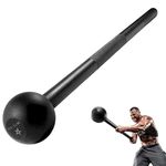 Yes4All Steel Mace Bell for Strength Training, Shoulder, Grips & Forearms Workouts - 7 Pounds