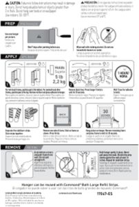 Command Large Frame Hanger – Damage-Free Wall Mounting