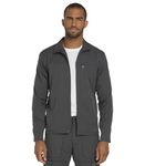 Dickies ''Dynamix' Men's Zip Front Warm-Up Jacket' Scrub Jacket Pewter Small