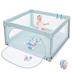 BABY JOY Baby Playpen, Large Play A