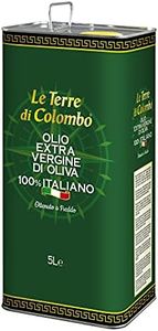 Le Terre di Colombo – Aceite de oliva virgen extra 100 % italiano, 5 L