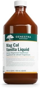 Genestra Brands - Mag Cal Vanilla Liquid - Calcium-Magnesium Supplement to Support Bones and Teeth - 450 ml Liquid - Natural Vanilla Flavour
