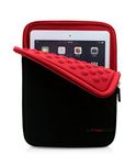 X-super 2017 Version iPad Pro 10.5 Sleeve Pouch Shockproof Neoprene Cover Case with Accessory Pockets (Red)