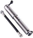 Mini Bike Pump by Pro Bike Tool - Fits Presta and Schrader - High Pressure PSI - Reliable, Compact & Light - Bicycle Tire Pump for Road, Mountain and BMX Bikes