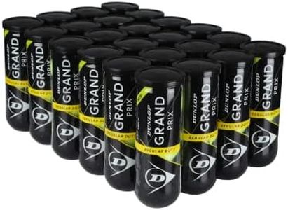 Dunlop Sports Grand Prix Regular Duty Tennis Balls - Case of 24 cans (72 Balls)