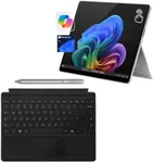 Microsoft Surface Pro 11 Bundle, 13" Copilot+ PC with Black Pro Keyboard (Without Pen Storage) & Business Pen, Snapdragon X Plus, AI Tablet Essential Bundle, 16GB RAM, 512GB SSD, Win 11 Pro