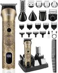 Ufree Beard Trimmer for Men, Cordless Hair Clippers Electric Shavers for Men, Shaving Kit for Mustache Body Nose Ear Hair Facial, 7 in 1 Beard Grooming Kit, Gifts for Men