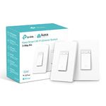 Kasa Smart 3 Way Dimmer Switch KIT (KS230KIT) - Dimmable Light Switch Compatible with Alexa, Google Assistant and SmartThings, Neutral Wire Needed, 2.4GHz, ETL Certified, No Hub Required, 2-Pack,White