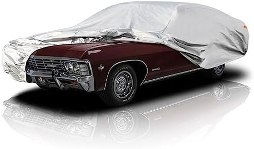 Kayme Car Cover Waterproof All Weather for Large Sedan,Outdoor Cover Fit for Ford Crown Victoria, Cadillac DTS, Grand Marquis, Lincoln Continental Town Car, Chevy Impala Caprice (209 to 218 inch)