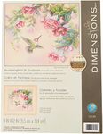 Dimensions 13139 Needlecrafts Stamped Cross Stitch, Hummingbird Fuchsias
