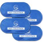 Reusable Hot and Cold Gel Ice Packs for Injuries | Cold Compress, Ice Pack, Gel Ice Packs, Cold Pack, Gel ice Pack, Cold Packs for Injuries, 10.5 in Long x 5 in Wide | 4 Pack