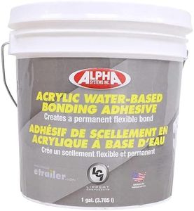 Alpha Systems 8011 Acrylic Water Based Bonding Adhesive - 1 Gallon