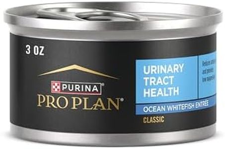 Purina Pro Plan Urinary Tract Cat Food Wet Pate, Urinary Tract Health Ocean Whitefish Entree - (Pack of 24) 3 oz. Pull-Top Cans